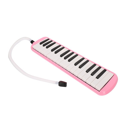 

Glarry High Quality 32 Key Piano Style Melodica With Oxford Cloth Bag And More Pink