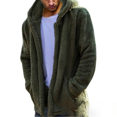 

Mens Solid Thick Warm Autumn Winter Long Sleeve Loose Coat Jackets Pullover Top