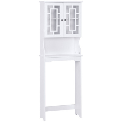 

Bathroom Spacesaver Over the Toilet Door Storage Cabinet