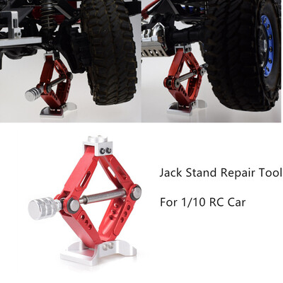 

YIWULAAluminum Height Adjustable 6 Ton Scale Jack Stand Repair Tool For 110 RC Car