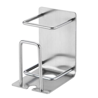 

Stainless Steel Wall Hanging Toothbrush Holder Toothpaste Storage Rack
