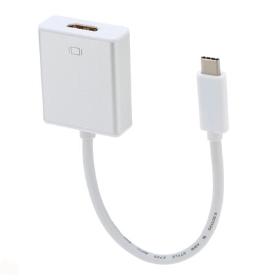 

USB 31 USB-C Reversible Type C Male to HDMI Female Converter Adapter 1080p for New Macbook 12" Google Chromebook Pixel
