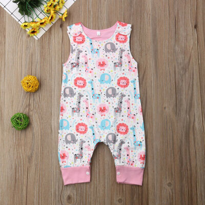 

Newborn Toddler Baby Boy Girl Sleeveless Romper Bodysuit Jumpsuit Outfit Clothes