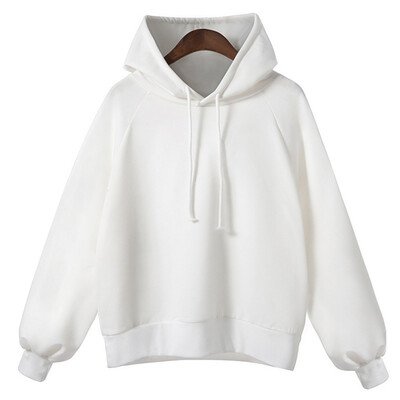 

Nomeni Women Lantern Sleeve Sweater Womens Long Sleeve Loose Thin Hooded Blouse BKL