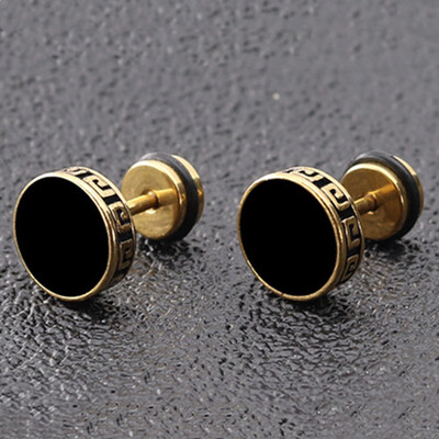 

New Men Earrings Punk Earrings Man Titanium Steel Earrings