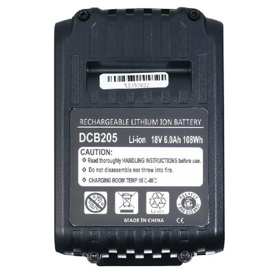 

DeWalt Power Tools Replacement Battery for DeWalt 18V 4000mAh5000mAh6000mAh DCB180DCB181DCB182DCB200DCB201DCB201-2DCB203D