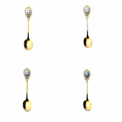

Small Stainless Steel Tea Coffee Stir Spoon Desserts Snacks Dinnerware Porcelain Teaspoon