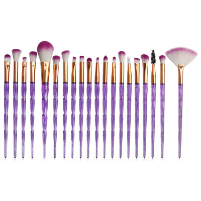 

7-12pcs Makeup Brush Premium Soft Handle Synthetic Fiber Bristles Powder Cosmetics Brush Kit for Ladies