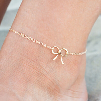 

Bow Tie Anklet Knot Anklet Bracelet For Women Girl Jewelry