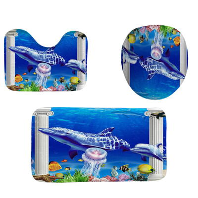 

〖Follure〗3pcs Non-Slip Bath Mat Bathroom Kitchen Carpet Doormats Decor