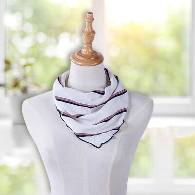 

Fashion Women Floral Print Scarf Triangle Collar Scarves Casual Decoration