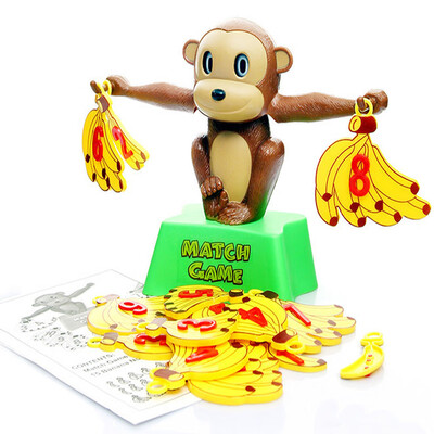 

YIWULAChildren Educational Toys Monkey Number Match Desktop Interactive Game
