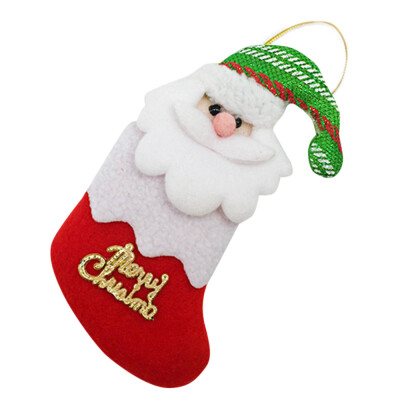

〖Follure〗1PC Christmas Small Socks Ornament Hanging Pendant Embellishment Decoration