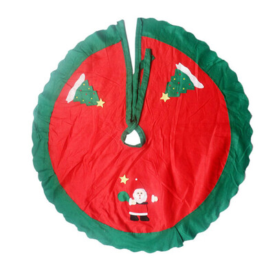 

Christmas Xmas Tree Skirt Circle Santa Claus Pattern Decoration Apron Wrap