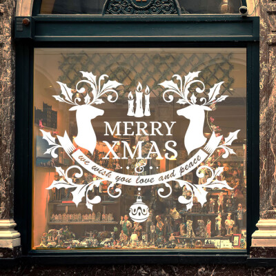 

Tailored Merry Christmas Removable Wall Sticker Home Christmas Xmas Decor