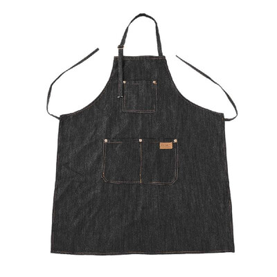 

Hair Dresser Salon Apron Hairdressing Cape Hair Cloth Cutting Dyeing Cape for Barber Shop Black Jean