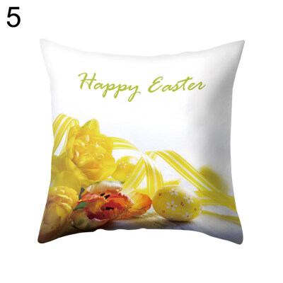 

Easter Egg Pattern Throw Pillow Case Cushion Cover Sofa Home Bed Office Decor