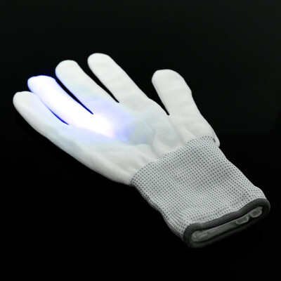 

〖Follure〗Electro LED Multi-Color Flashing Gloves Light Up Halloween Dance Rave Party Fun