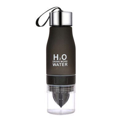

Siaonvr 700ML Lemon Cup Bottle H2O Drink More Water Drinking Bike Bottle BK