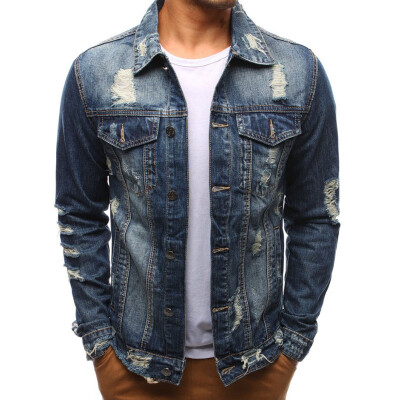 

Men\s Jeans Holes Beggars Jackets