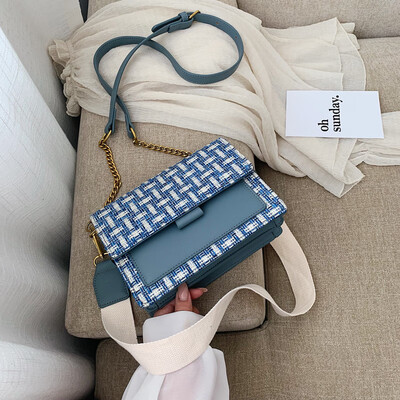 

Summer new bag handbags new 2019 Korean version of the small fresh wild shoulder slung fashion chain small square bag