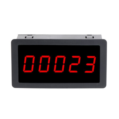 

Digital 5 Digit Display counter panel 0-99999 DC12V DC24V DC220V 056" LED Meter Up Plus Totalizer