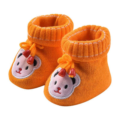 

Toddler Baby First Walker Cute Animals Anti-Slip High Ankle Baby Shoes Comfortable for Boys&Girls Autumn&Winter