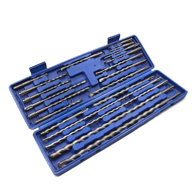 

20pcs 1 Box SDS Plus Rotary Drill Bits Electric Hammer Drill Set Concrete Masonry Hole Universal Tool Set Repair Kits Grooving Too