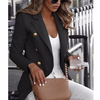 

Women Slim Lapel Formal Business Blazer Suit Jacket Coat Casual Outerwear Tops