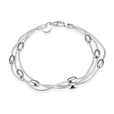 

Round Bead Bracelet Sparkling Light Bead Bracelet Mothers Gift