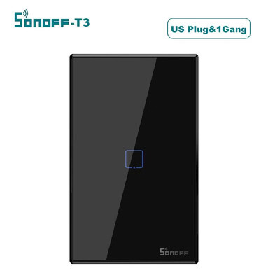 

SONOFF T3 Intelligent Switch EUUKUS AC 100-240V 123 Gang TX Series WIFI Wall Switch 433Mhz RF Remote Controlled Wifi Switch In