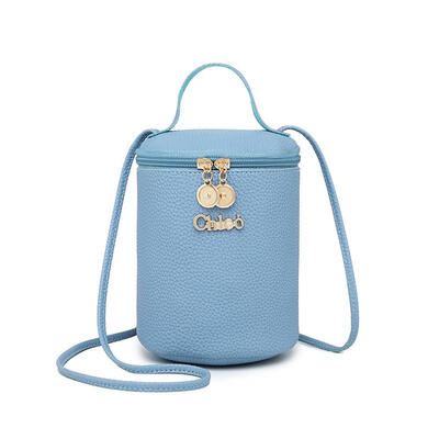 

Women Handbag Bucket Bag Lichee Pattern Fashion Cell Phone Shoulder Bag