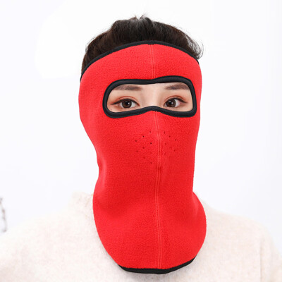 

Men Women Double Sided Fleece Thermal Full Face Mask Neck Protection Warm Cover