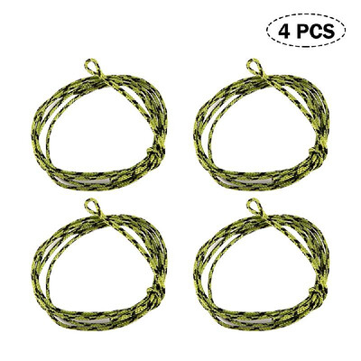 

1pcs 4pcs Lead Core Fishing Line 45lb Looped Carp Fishing Leader With Sleeve Ring Swivel Fishing Tackles