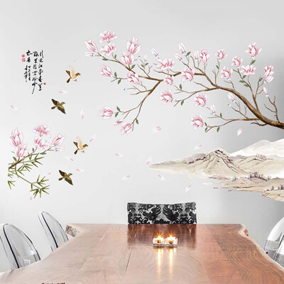 

Waterproof Removable PVC Vinyl Art Peach Blossoms Wall Sticker Mural Decal Decor
