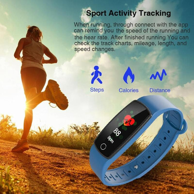 

C19 IP67 Waterproof Heart Rate Blood Pressure Fitness Tracker Smart Watch