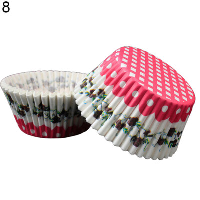 

100Pcs Lovely Cupcake Cake Liner Baking Cup Muffin Dessert Holder Kitchen Decor