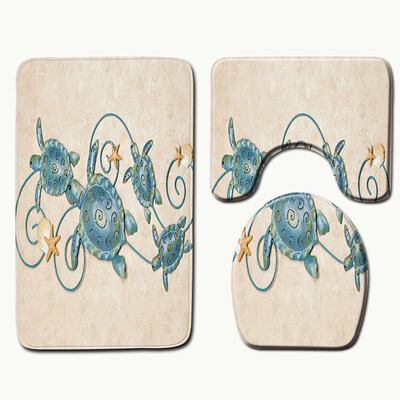 

〖Follure〗3pcs Non-Slip Bath Mat Bathroom Kitchen Carpet Doormats Decor