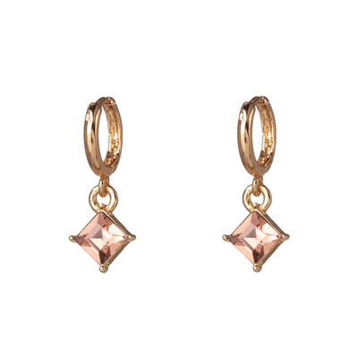 

cute endless crystal hoop earrings for women girls cartilage Geometric earring hoop earrings cz jewelry party gift