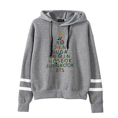 

Herqw61 Womens Girls Kpop BTS Print Fans Hoodie Hip Hop Pullover Sweatshirt Jung Kook Jimin Suga V