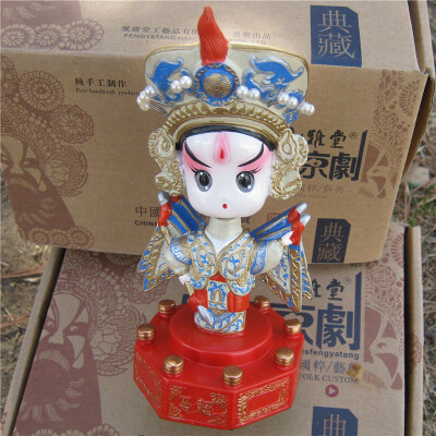 

Face decoration car decoration Beijing Opera ornaments Chinese style gifts
