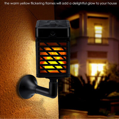 

〖Follure〗Flame Wall Mount LED Light Outdoor Garden Path Landscape Fence Yard Lamp