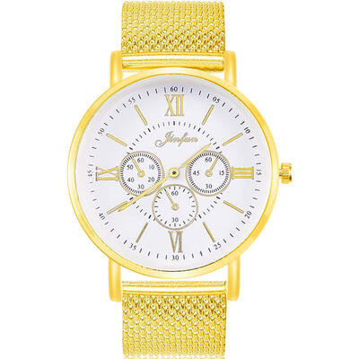 

2018 Womens Luxury Watch Metal Mesh Band Stainless Steel Analog Quartz Wristwatch Silver Rose Gold Watches Relogio Feminino