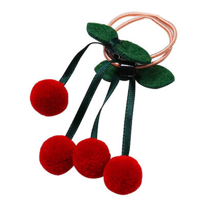 

2pcs Cute Cherry Kids Girls Elastic Hair Band Rope Children Headdress