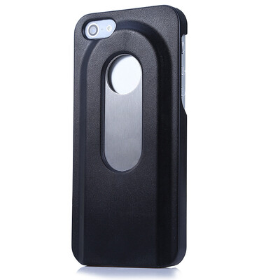 

2 in 1 Metal Beer Bottle Opener Back Cover Case for iPhone 5 5s SE