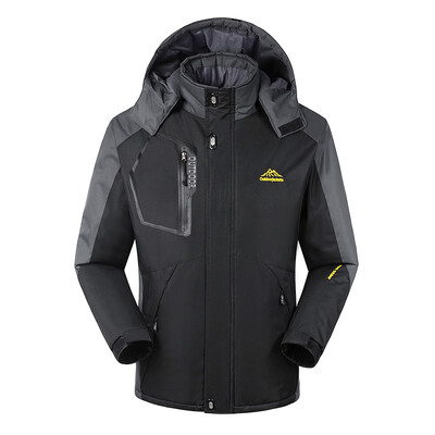 

Mens Windproof Fleece Jacket Winter Outdoor Sport Waterproof Ski Jacket Coat Camping Hiking Running