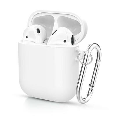 

TPU Case For Apple AirPods 1 2 Protective Case Shockproof Cover With Keychain