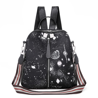 

Waterproof&fashionable lady bags shoulder bags lady backpacks Korean version of Chaozhou Oxford canvas anti-theft lady