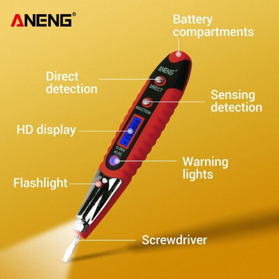 

ANENG ACDC LCD Digital Display Voltage Test Pen Voltage Detector Tester