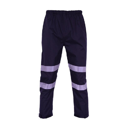 

SFVest High Visibility Reflective Rain Pants Waterproof Windproof Work Rain Trousers Outdoor Traffic Hiking Riding Safety Warning